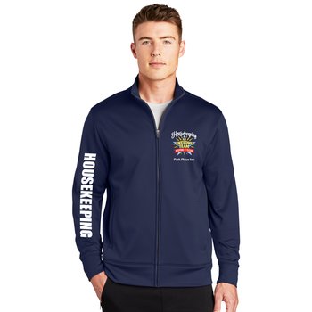 Housekeeping Sport-Tek® Men's All-Season Lightweight Wicking Fleece Full-Zip Jacket - Embroidered Personalization Available from Positive Promotions