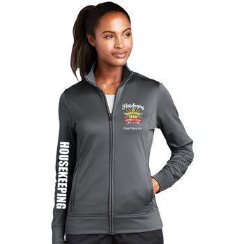 Housekeeping Sport-Tek® Women's All-Season Lightweight Wicking Fleece Full-Zip Jacket - Embroidered Personalization Available from Positive Promotions