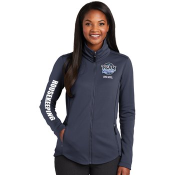 Housekeeping Port Authority® Women's Collective Smooth Fleece Jacket - Embroidered Personalization Available from Positive Promotions