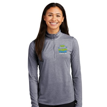 Housekeeping Sport-Tek® Women's Tri-Blend Performance Quarter-Zip Pullover - Embroidered Personalization Available from Positive Promotions