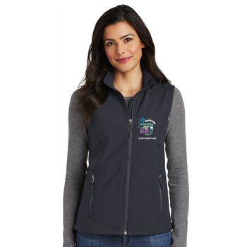 Housekeeping Port Authority® Women's Core Soft-Shell Vest - Embroidered Personalization Available from Positive Promotions