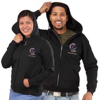 Rehab/Physical Therapy Gildan® Unisex Heavy Blend Full-Zip Hooded Sweatshirt - Embroidered Personalization Available from Positive Promotions