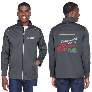 EVS Team Core 365 Men's Techno Lite Three-Layer Knit Tech-Shell Jacket - Embroidered Personalization Available from Positive Promotions