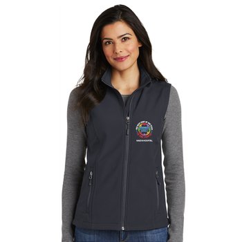 EVS Port Authority® Women's Core Soft-Shell Vest - Embroidered Personalization Available from Positive Promotions
