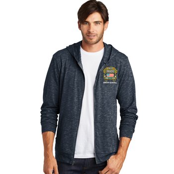 Bus Drivers District® Men's Medal Full-Zip Lightweight Hoodie Sweatshirt - Embroidered Personalization Available from Positive Promotions