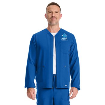 Dickies® Men's EDS NXT 3-Pocket Front Zip Scrub Jacket - Embroidered Personalization Available from Positive Promotions