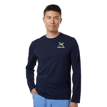 Jaanuu® Men's RegenX Cotton Underscrub Long-Sleeved T-Shirt - Embroidered Personalization Available from Positive Promotions