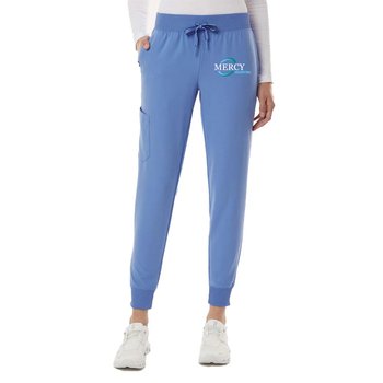 Jaanuu® Women's Silex Knit 6-Pocket Waist Scrub Joggers - Embroidered Personalization Available from Positive Promotions