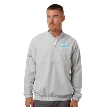 adidas® Men's Woven Half-Zip Pullover - Embroidered Personalization Available from Positive Promotions