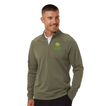 adidas® Unisex Club Quarter-Zip Pullover - Embroidered Personalization Available from Positive Promotions