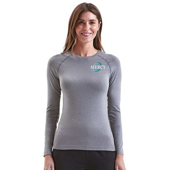 Onna® Women's Unstoppable Fresh Long-Sleeved Underscrub Base Layer - Embroidered Personalization Available from Positive Promotions