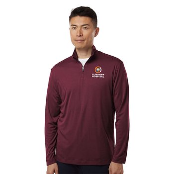 AllPro® Men's Lock Performance Quarter-Zip Pullover - Embroidered Personalization Available from Positive Promotions