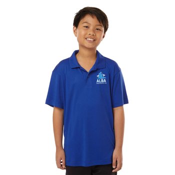 AllPro® Youth Lock Performance Polo - Embroidered Personalization Available from Positive Promotions