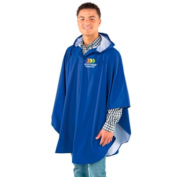 Charles River® Unisex Essential 2-in-1 Packable Poncho - Embroidered Personalization Available from Positive Promotions