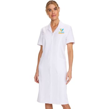 Cherokee® Women's Workwear Originals Ultra Button-Front Dress - Embroidered Personalization Available from Positive Promotions