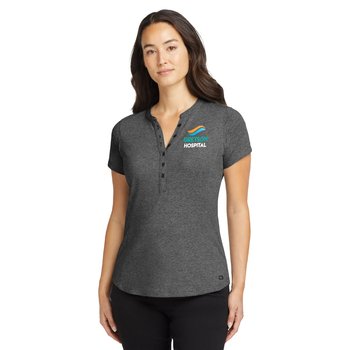 OGIO® Women's Tread Henley - Embroidered Personalization Available from Positive Promotions