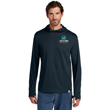 Carhartt Force® Men's Sun Defender Long-Sleeved Hooded T-Shirt - Embroidered Personalization Available from Positive Promotions