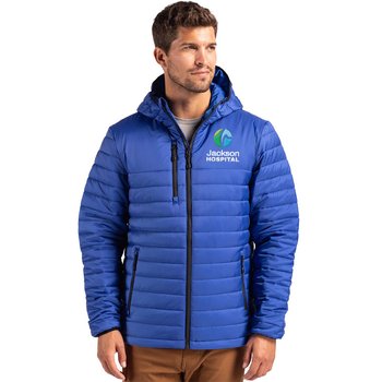 Clique® Men's Valhalla Full-Zip Puffer Jacket - Embroidered Personalization Available from Positive Promotions