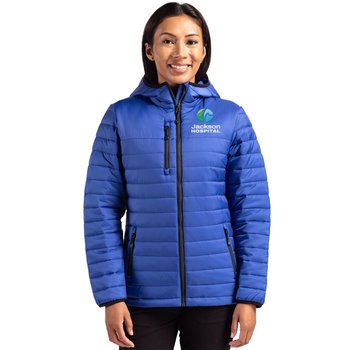 Clique® Women's Valhalla Full-Zip Puffer Jacket - Embroidered Personalization Available from Positive Promotions