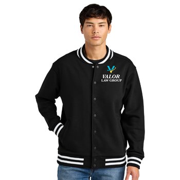 New Era® Unisex Varsity Heavyweight Fleece Jacket - Embroidered Personalization Available from Positive Promotions
