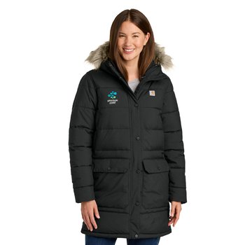 Carhartt® Women's Montana Insulated Hooded Coat - Embroidered Personalization Available from Positive Promotions