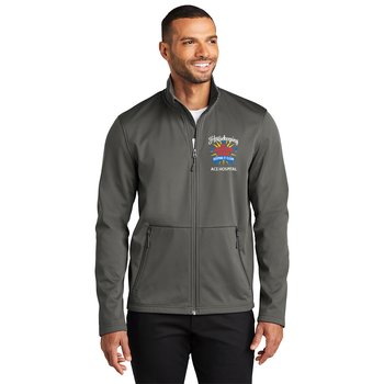 Healthcare Team Pride Port Authority® Men's FlexShell Stretch Soft-Shell Jacket - Embroidered Personalization Available from Positive Promotions