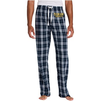 Senior Class of 2026 District® Men's Flannel Plaid Pajama Pants - Embroidered Personalization Available from Positive Promotions