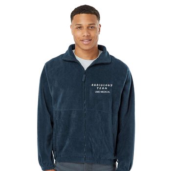 Radiology Team Burnside® Men's Polar Fleece Full-Zip Jacket - Embroidered Personalization Available from Positive Promotions