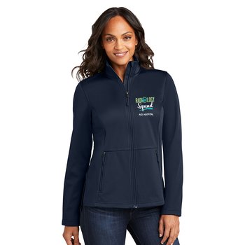 Radiology Team Port Authority® Women's FlexShell Stretch Soft-Shell Jacket - Embroidered Personalization Available from Positive Promotions