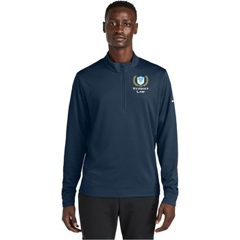 Nike ® Men's Essential 1/2-Zip Cover-Up- Embroidered Personalization Available from Positive Promotions