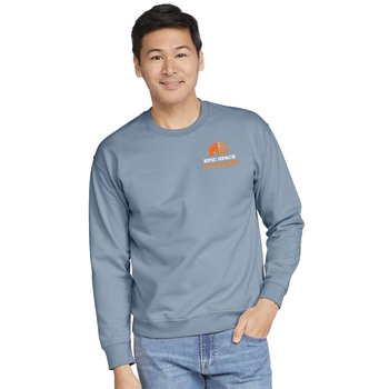 Gildan® Unisex Softstyle® Midweight Crewneck Sweatshirt - Embroidered Personalization Available from Positive Promotions