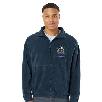 Activity Professionals Burnside® Men's Polar Fleece Full-Zip Jacket - Embroidered Personalization Available from Positive Promotions