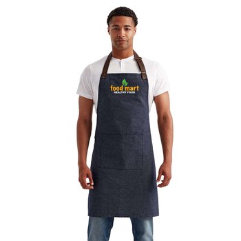 Artisan® Collection by Reprime® Unisex Annex Oxford Bib Apron - Embroidered Personalization Available from Positive Promotions
