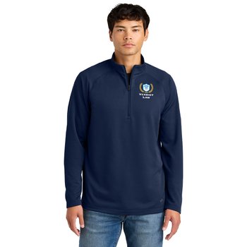 New Era® Men's Stand Out Quarter-Zip Pullover - Embroidered Personalization Available from Positive Promotions