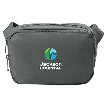 Port Authority® Matte Dual-Compartment Crossbody Bag - Embroidered Personalization Available from Positive Promotions