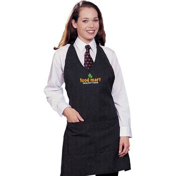 Edwards® Unisex 2-Pocket V-Neck Bib Apron - Embroidered Personalization Available from Positive Promotions