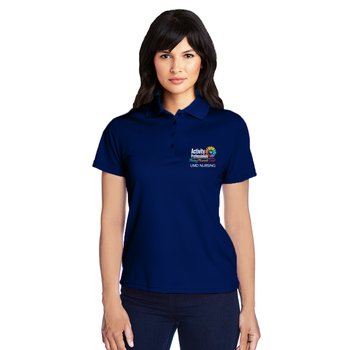 Activity Professionals Core 365 Women's Piqué Performance Polo - Embroidered Personalization Available from Positive Promotions