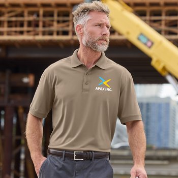 CornerStone® Men's Workwear Pro Polo - Embroidered Personalization Available from Positive Promotions
