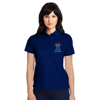 Social Worker Core 365 Women's Piqué Performance Polo - Embroidered Personalization Available from Positive Promotions