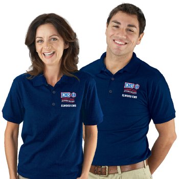 EMS Gildan Short Sleeve Polo Shirt from Positive Promotions