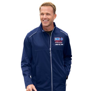 EMS Men's Techno-Lite Three-Layer Knit Tech-Shell Jacket from Positive Promotions