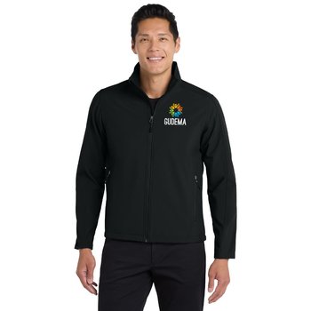 Port Authority® Men's Core Soft-Shell Jacket (Solid Colors) - Heat-Transfer Personalization Available from Positive Promotions