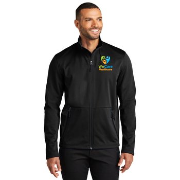 Port Authority® Men's FlexShell Stretch Soft-Shell Jacket - Heat-Transfer Personalization Available from Positive Promotions