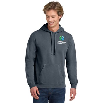 Comfort Colors® Ring-Spun Hooded Sweatshirt - Embroidered Personalization Available from Positive Promotions