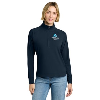 Brooks Brothers® Women's Luxe Performance Quarter-Zip Pullover - Embroidered Personalization Available from Positive Promotions