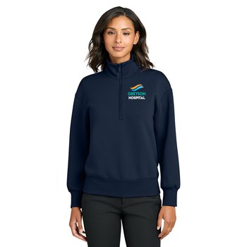Mercer+Mettle ® Women's Soft Spacer 1/4-Zip - Embroidered Personalization Available from Positive Promotions