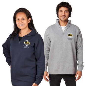 Dispatcher Positive Wear Essential Quarter-Zip Pullover - Embroidered Personalization Available from Positive Promotions
