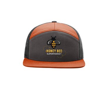 Richardson® 7-Panel Trucker Cap - Embroidered Personalization Available from Positive Promotions