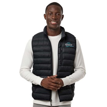 Weatherproof® Men's Lightweight Poly-Filled Packable Puffer Vest - Embroidered Personalization Available from Positive Promotions