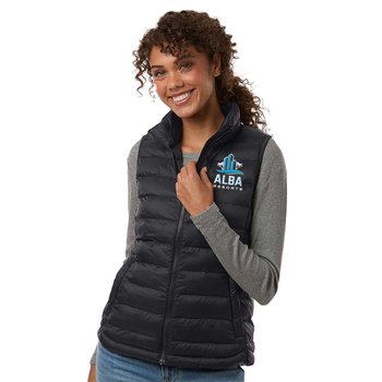 Weatherproof® Women's Lightweight Poly-Filled Packable Puffer Vest - Embroidered Personalization Available from Positive Promotions